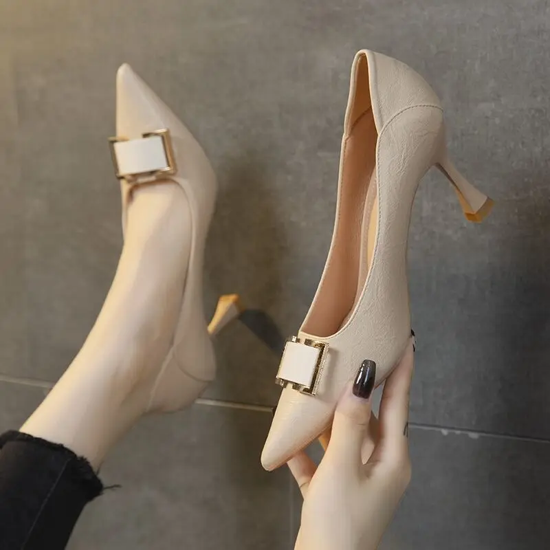 Ladies Summer Footwear Formal Shoes for Women 2025 Black with