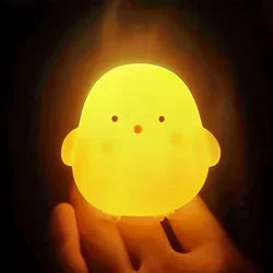 Charming Cartoon Duck Night Light - Adorable Bedroom Decoration and Perfect Christmas Gift (YELLOW)