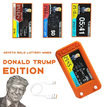NerdMiner V2 Pro 250KH/S Trump Edition Solo Lottery Miner BTC Miner 1