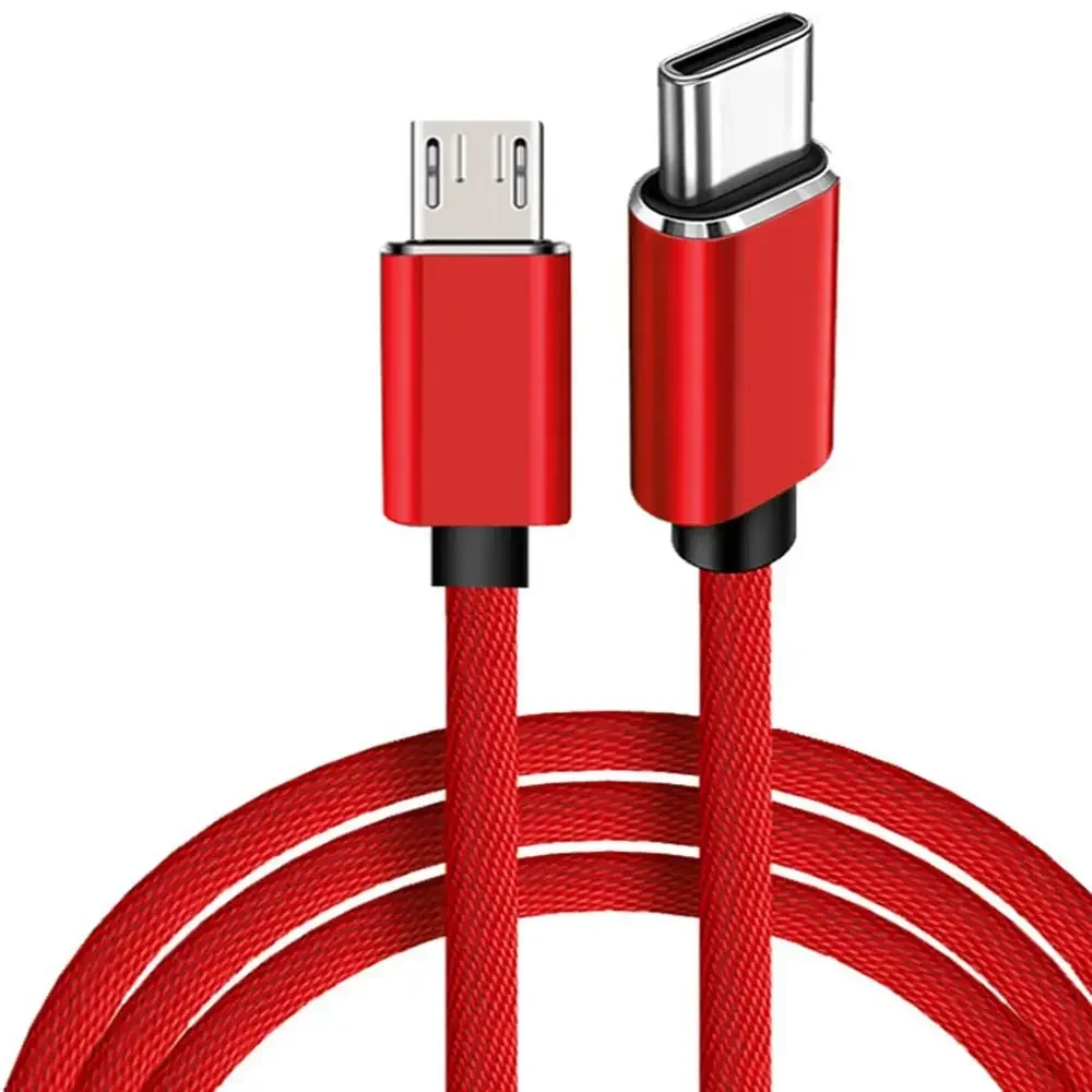 ตัวเลือกสินค้า สายชาร์จ USB Type-C แปลง Micro USB ชาร์จเร็ว 100W