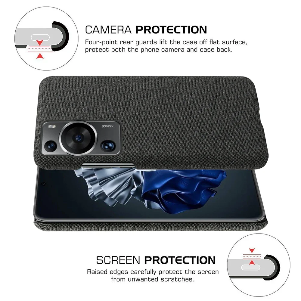 Luxury Fabric Antiskid Case - Premium Cloth Cover