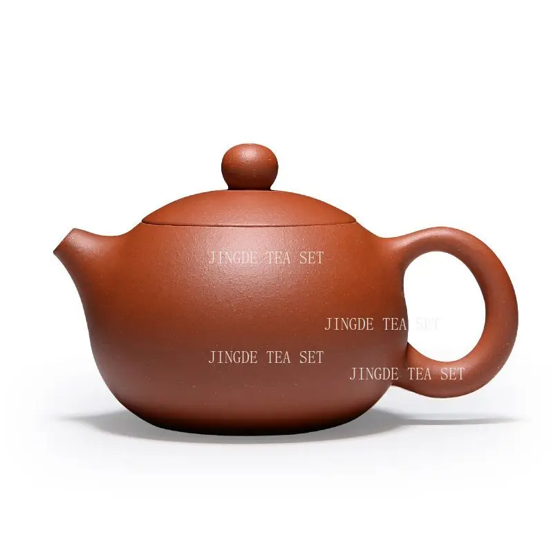 120ml Earthenware Pot of Yixing Handmade Small Capacity Ball Hole Xishi Pot Household Chinese Style Tea Maker Kung Fu Teapot