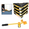 Furniture Lifter Profession Heavy Furniture Roller Move Tool Set Wheel Bar Mover Slider Transporter Kit Max Up For 300Kg 1