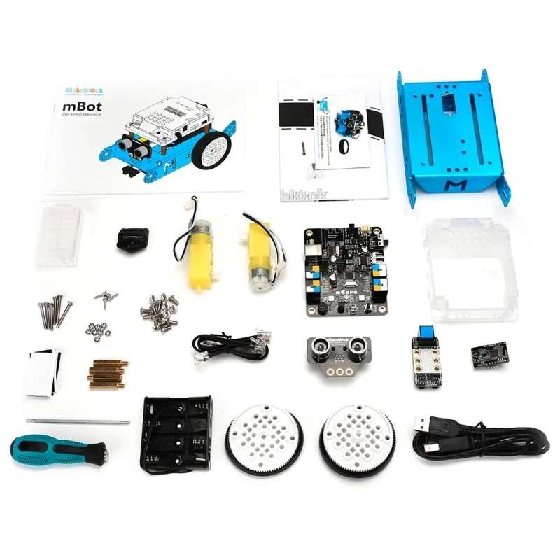 Makeblock MBot V1.1-синий/розовый (версия Bluetooth) обновленная версия DIY Mbot обучающий