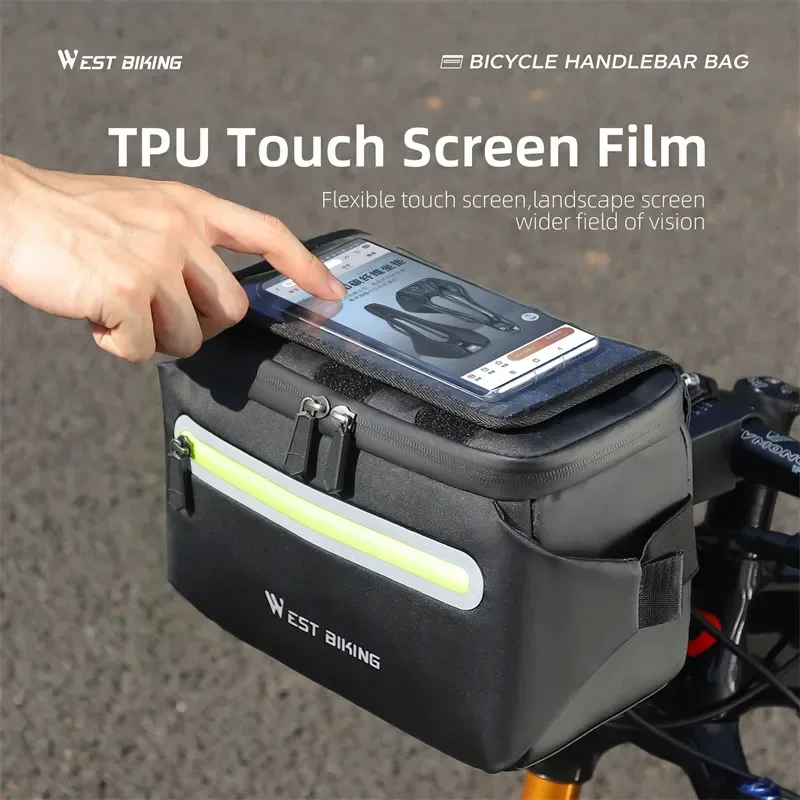 Waterproof Bike Phone Handlebar Bag - Image 2