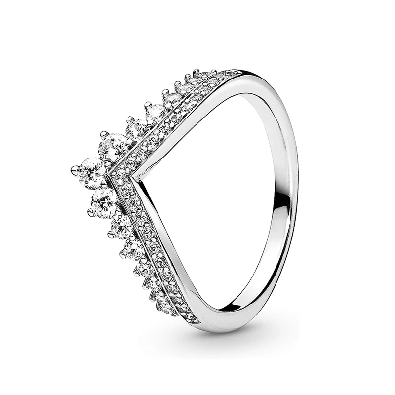 925 sterling silver heart shaped water drop ring silver heart ring silver rings silver ring
