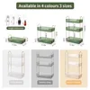 Bathroom Organizer Countertop Makeup Organizer Counter Storage, Skincare Cosmetics Shelf, Perfume Holder for Vanity Tray 5
