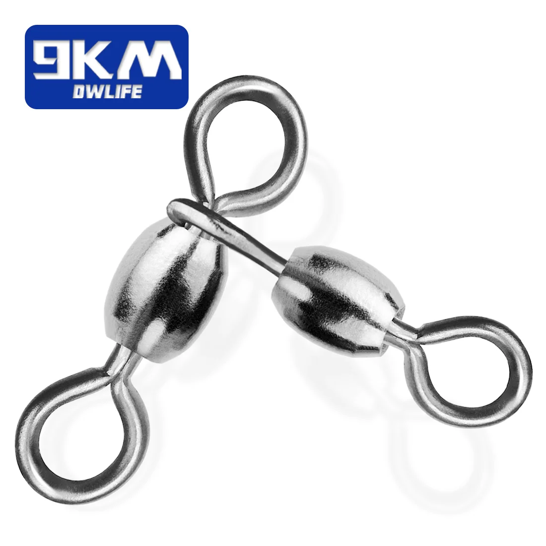 3WaySwivelStainlessSteelCraneSwivelsFishingBarrelSwivelsFishingTackleCatfishRig