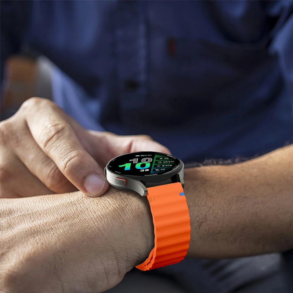Versatile Silicone Sports Strap - 18mm, 20mm, 22mm