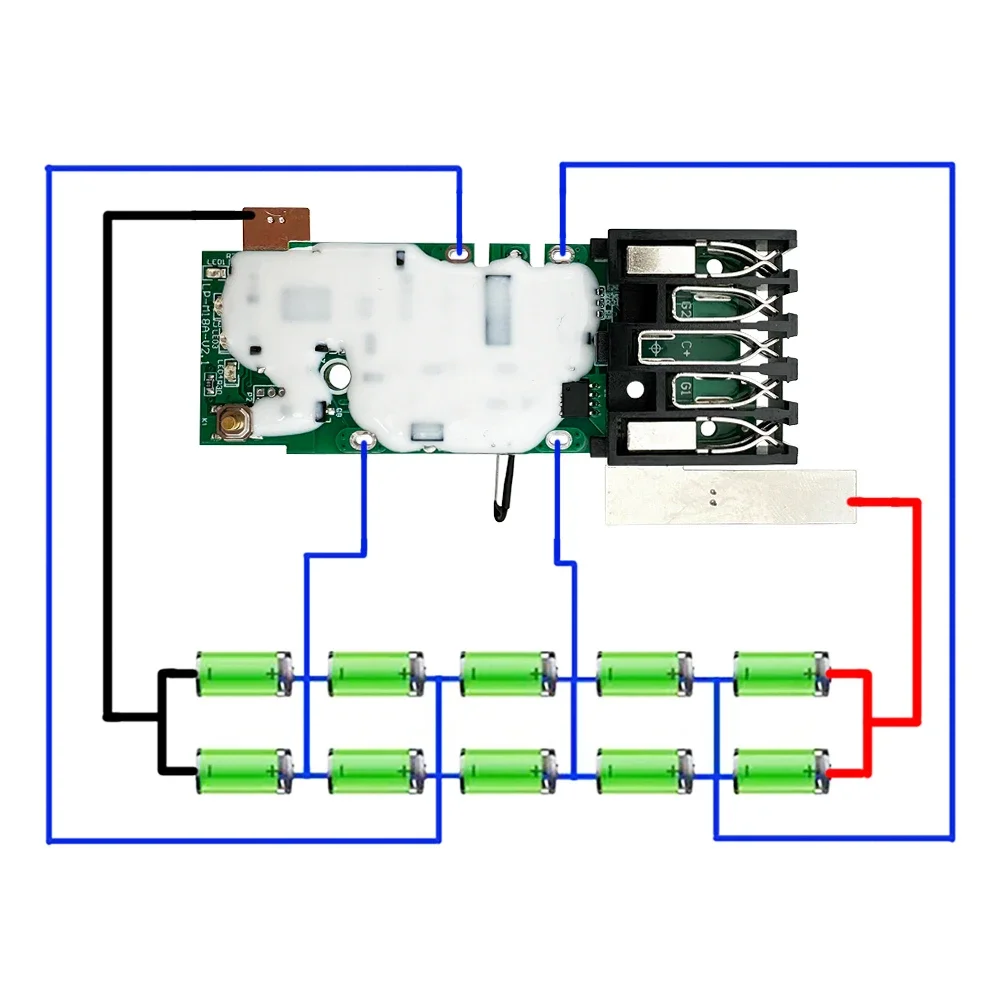 M18 PCB 충전 보호 회로 기판, 밀워키 18V 3Ah 4Ah 5Ah 6Ah 리튬 이온 배터리 PCB 보드 마더보드 48-11-1811