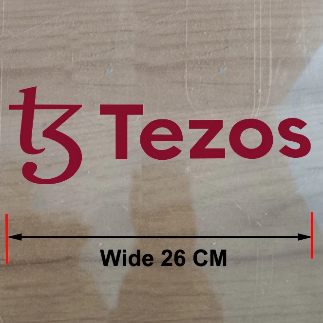 thumbnail image 1 of Personalizar el logotipo del patrocinador de fútbol Tezos Football Middle LOGO Iron-On Soccer Patches Material de PU Cygames Chest Sponsor LOGO Blanco Oro, 1 of 5