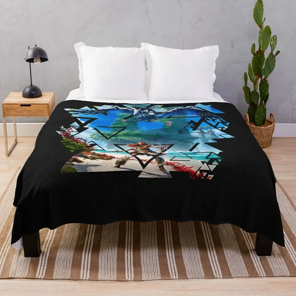 Horizon Unded West Classic Throw Coperta Softest Flanella Tessuto Luxury Throw Stuffeds Coperte