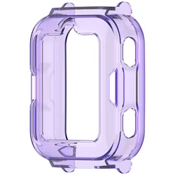Kids Smart Watch Silicone Protective Case - Half Pack Shell Full Bumper Cover Accessories (Purple)