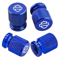 4PCS Motorcycle Wheel Tire Valve Caps Tyre Stem Covers Airdust Waterproof For For Harley Davidson Electra Glide Ultra Classic 2