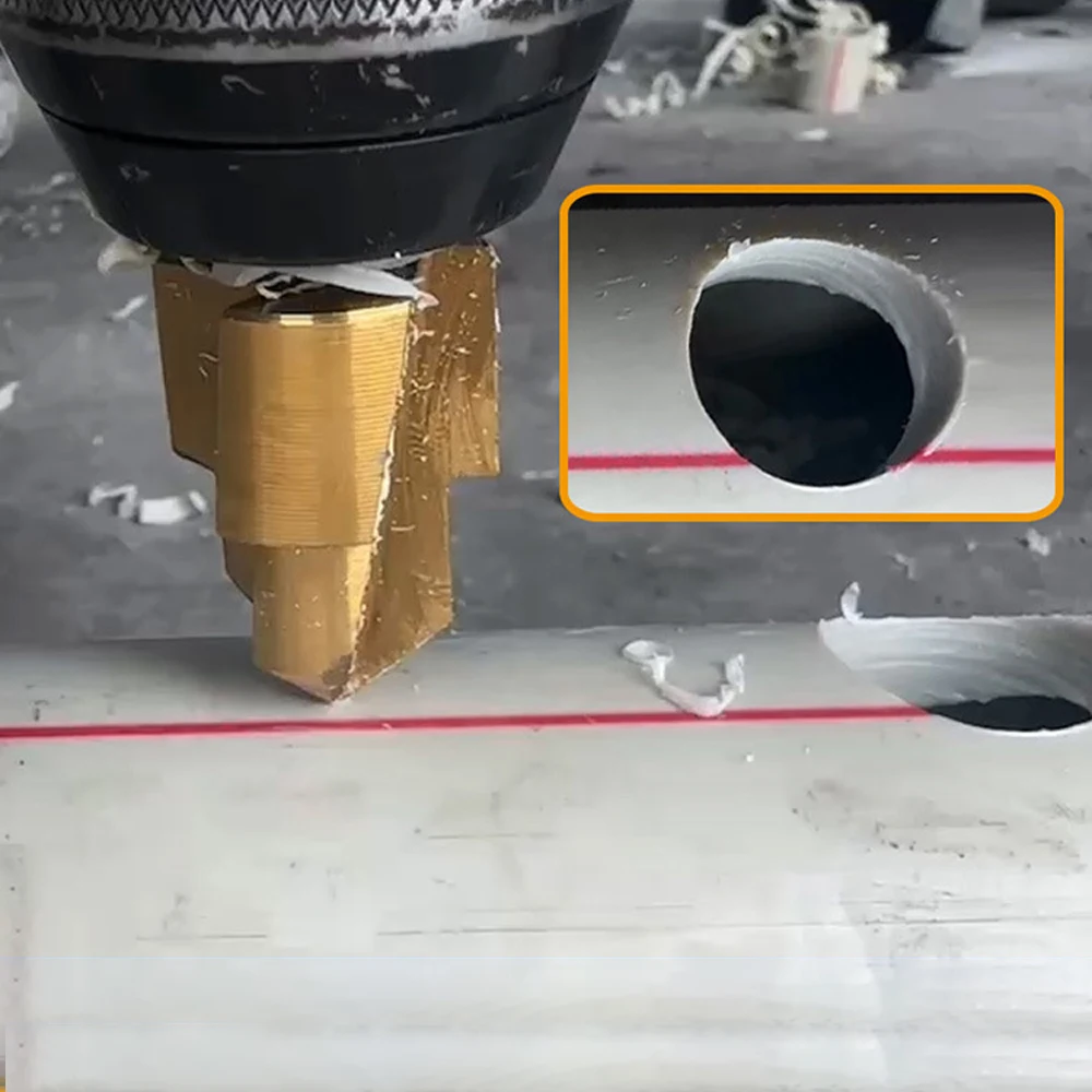 Titanium Step Drill Bit Set for Water Pipe Reaming