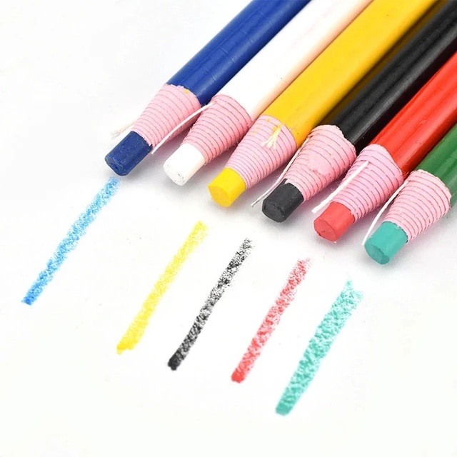Standard Cut-free Sewing Tailor Chalk Pencils Sewing Marker Pen for  Clothes, Garment, Fabric Sewing Chalk Tools, 6 Colors, 1 PCS - AliExpress