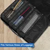 Large capacity foldable multifunctional clothing storage bag, wardrobe hanging clothing storage bag, multi-layer storage 2