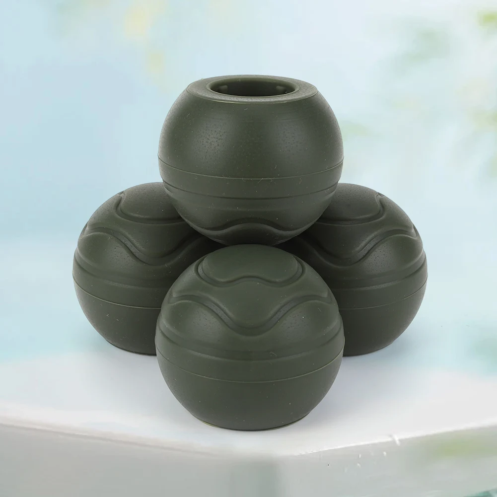 4Pcs Stabilizing Rubber Ball Feet Shock Absorption Outdoor Chair Leg Tips Ball Cap Moon Chair Foot Cover for Helinox Chair