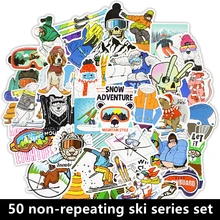 

50 Outdoor Ski Graffiti Stickers Amazon Explosive Computer Luggage Guitar Skateboard Motorcycle Car Stickers