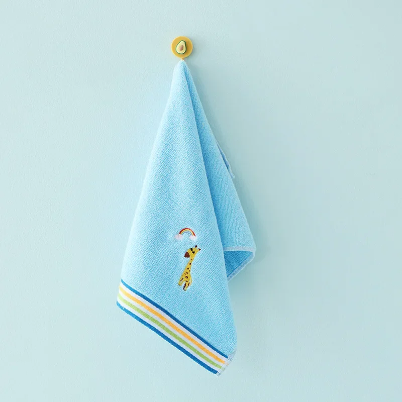 Cartoon Animal Baby Towel Cotton Children Bath Towel Soft Absorbent Handkerchief Face Washcloth for Kids Newborns 50x27cm