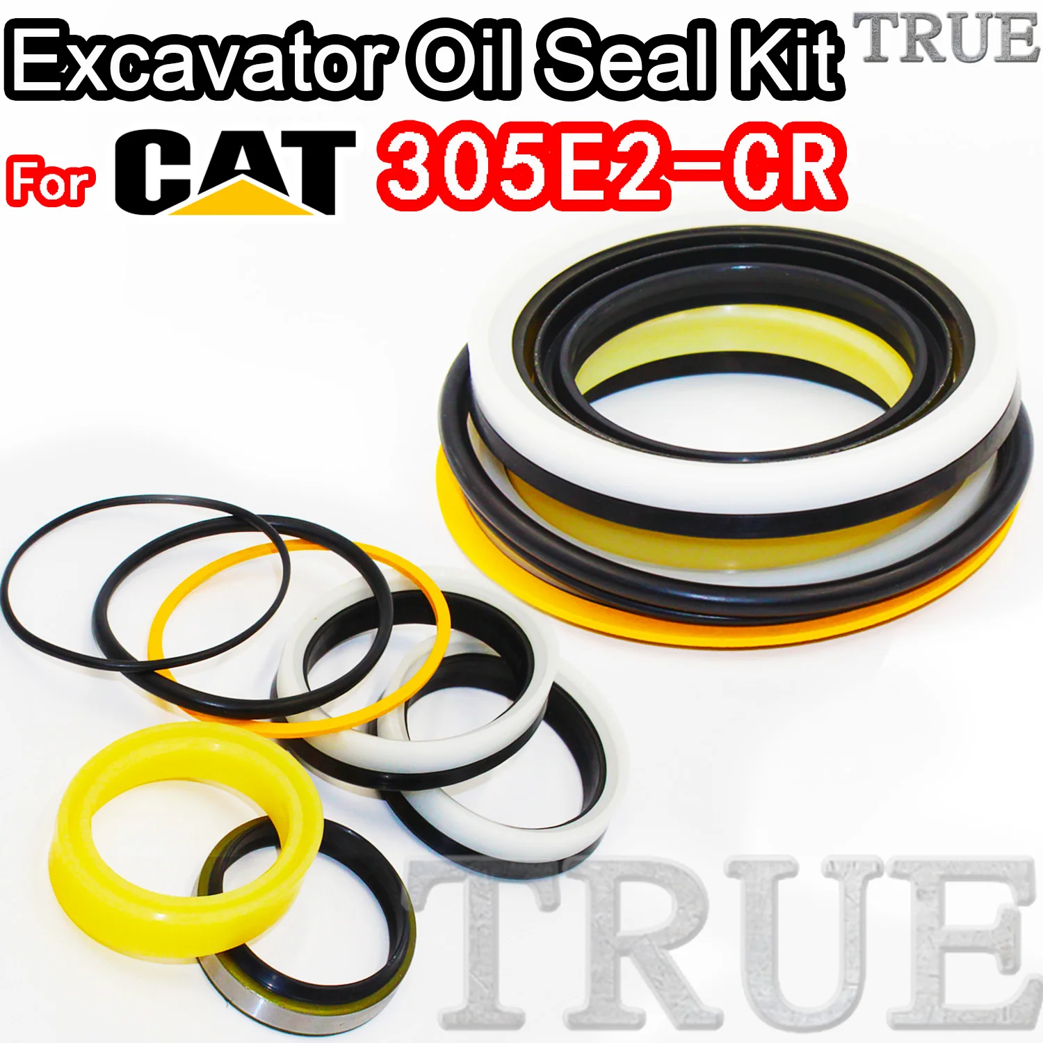

For 305E2-CR Caterpillar Oil Seal Excavator Repair Kit 305E2 CR Pilot Valve Blade TRAVEL Joystick Engine O-ring Cylinder BOOM