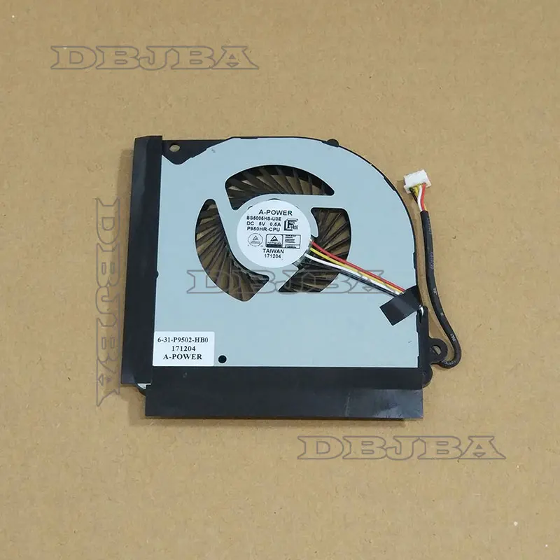Ventilador Cpu para Clevo P950 P950er P950hr Bs5005hs-u3e 631-p9502-hb0 5v 0.5a