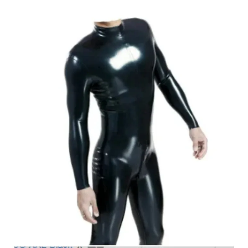 

Новый латексный 100% латексный боди Gummi Catsuit Ganzanzug Хэллоуин Модный косплей костюм черный