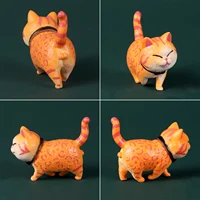 3Pcs/Kit 9Pcs/Kit Cute Mini Cat Ornaments Desktop Car Home Room Office Decoration Figures Statue Kids Student Lovely Gifts 2