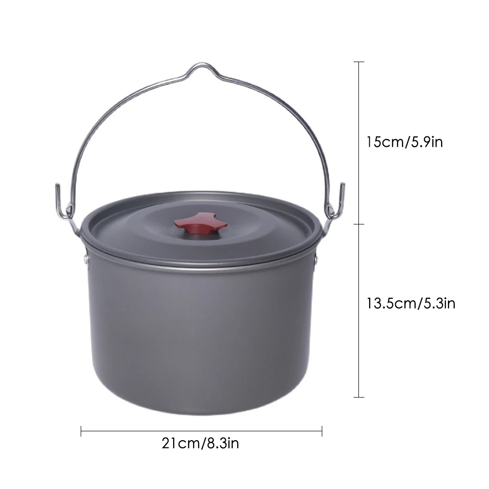 Outdoor cooking pot 4.2L Camp Cooking Pot Camping Boutique