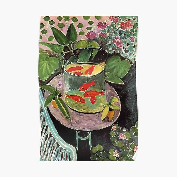 

Постер Matisse с золотой рыбкой, Декор, комнатная живопись, винтажная картина, домашнее искусство, смешное украшение, роспись, Современная Настенная роспись, без рамки