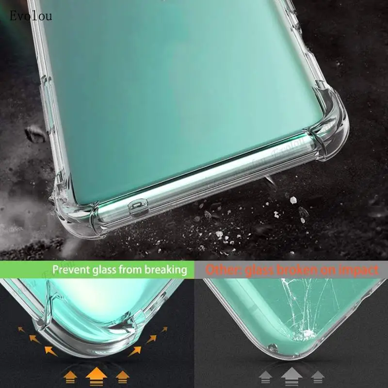 Enhanced Magnetic Ring Holder Transparent Silicone Case