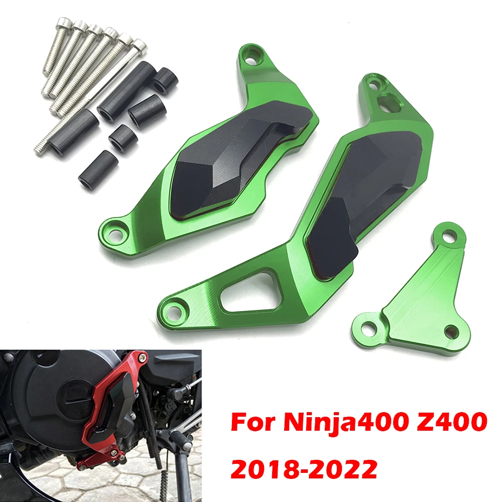 

Для KAWASAKI NINJA400 Ninja Z 400 Z400 2018 2019 2020 2021 2022 защита двигателя мотоцикла Защитные слайдеры столкновение аксессуары