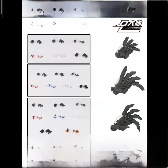 Dalin MG Upaded Version 30 Liters Red And Blue Heretic Card Sand High ade Robot Model Hand Modin Parts