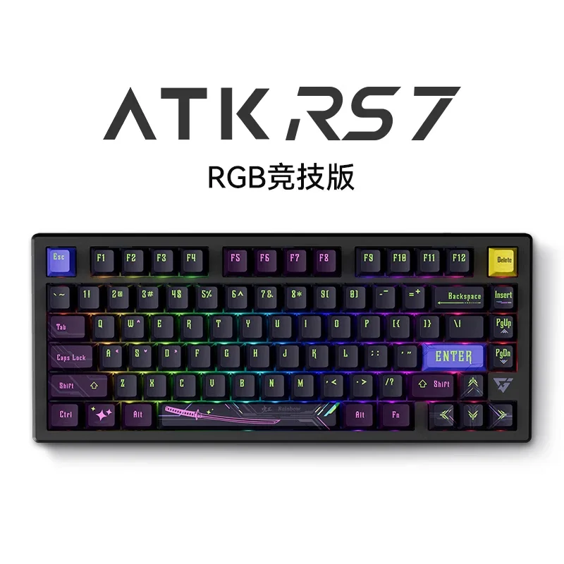 ATK RS7 RGB PRO ラピットトリガーゲーミングキーボード キーボード