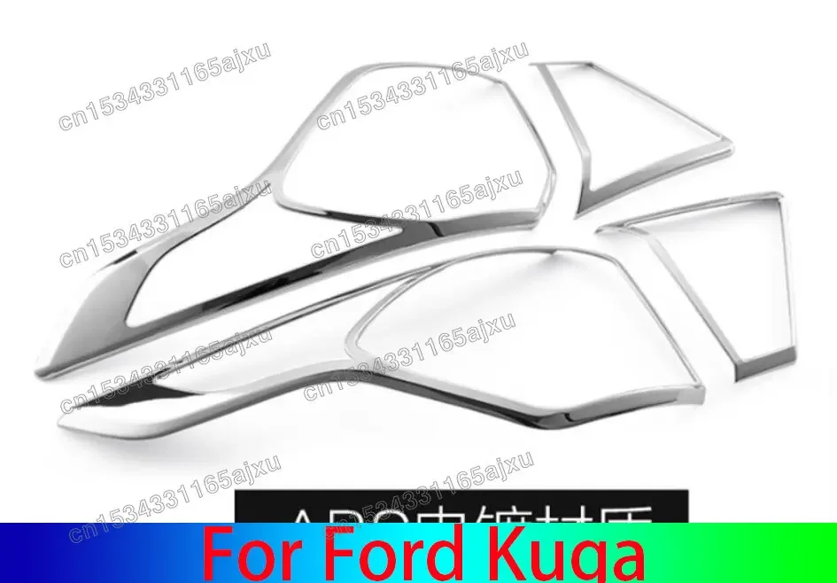 

Car Styling For Ford Kuga 2017 2018 Tail Lights Lamp Frame Cover Trim Rear Light Hood Auto Accessories