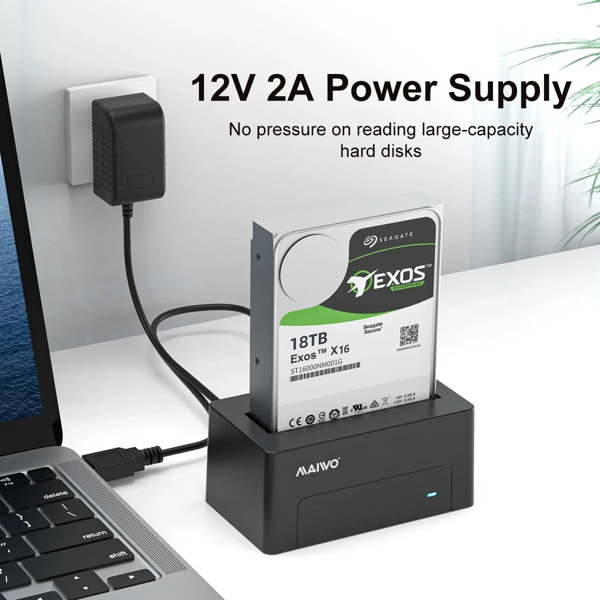 HDD Case MAIWO 2.5/3.5 Inch SAS External Hard Drive Enclosure For 2.5/3.5" HDD SSD Disk Case SATA To USB 3.0 Docking Station