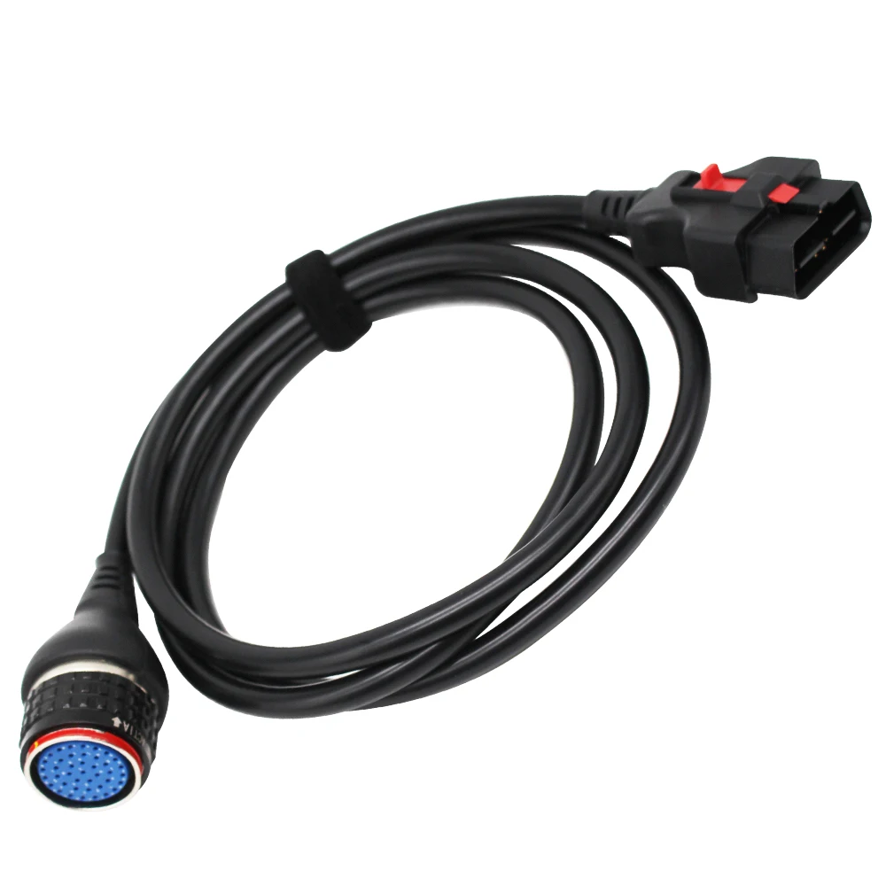 Фото Высококачественный 16-контактный кабель для подключения SD-карт Compact 4 OBD2 для MB Star SD C4 OBD II 16-контактный Основной Тестовый Кабель Автомобильные диагностические инструменты адаптер №1