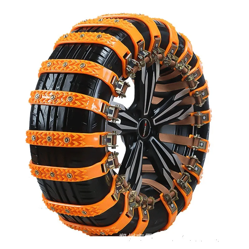 Winter Snow Anti-Skid Tyre Chains Car Tire Nonskid Chain Tyre Car Chains Snow For Cars Most Wheel Outdoor Emergency