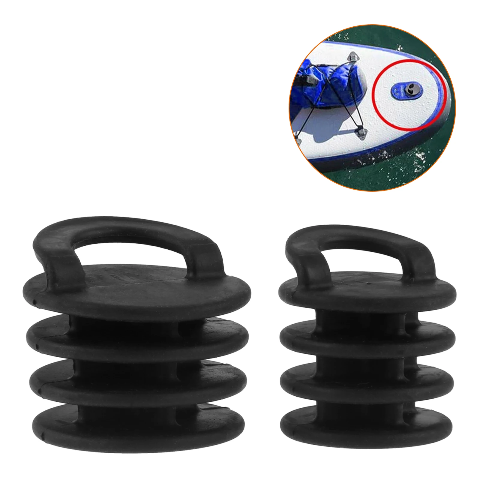 10Pcs Polyurethane Kayak Scupper Stopper Bung Drain Hole Plugs Bungs Drainage Marine Boat Rafting Dinghy Canoe Raft vessels 7 6ft 9ft 10ft drop stitch air floor inflatable tender dinghy kayak yacht air fishing rafting sport boat