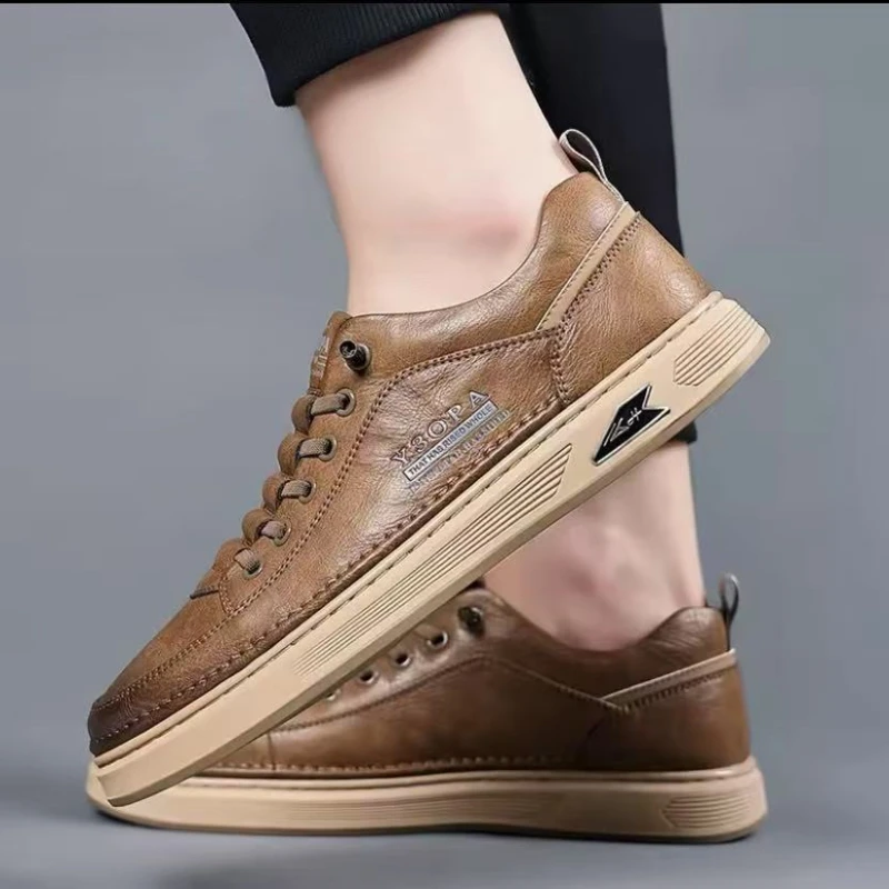 Luxury Brand Male Comfortable Driving Shoe Men's Leather Fashion Shoes Classic Men Casual leather shoes