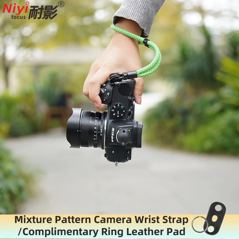 카메라 손목 스트랩 나일론 직조 멀티 컬러 카메라 스트랩 A7CR A6700 A7 IV 후지 X-T5 T30 T50 니콘 Z5 SLR CCD용 분실 방지 스트랩
