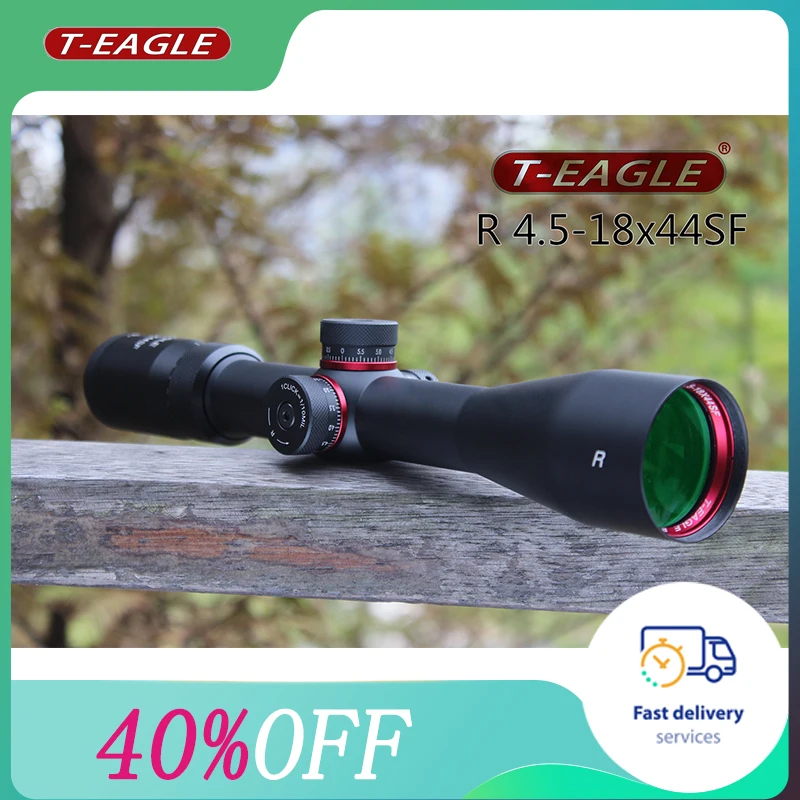 

Tactical Rifle Scopes Spotting Scope for Rifle Hunting RiflesScope Optical Collimator Airsoft Gun Sight T-EAGLE R4.5-18X44SF