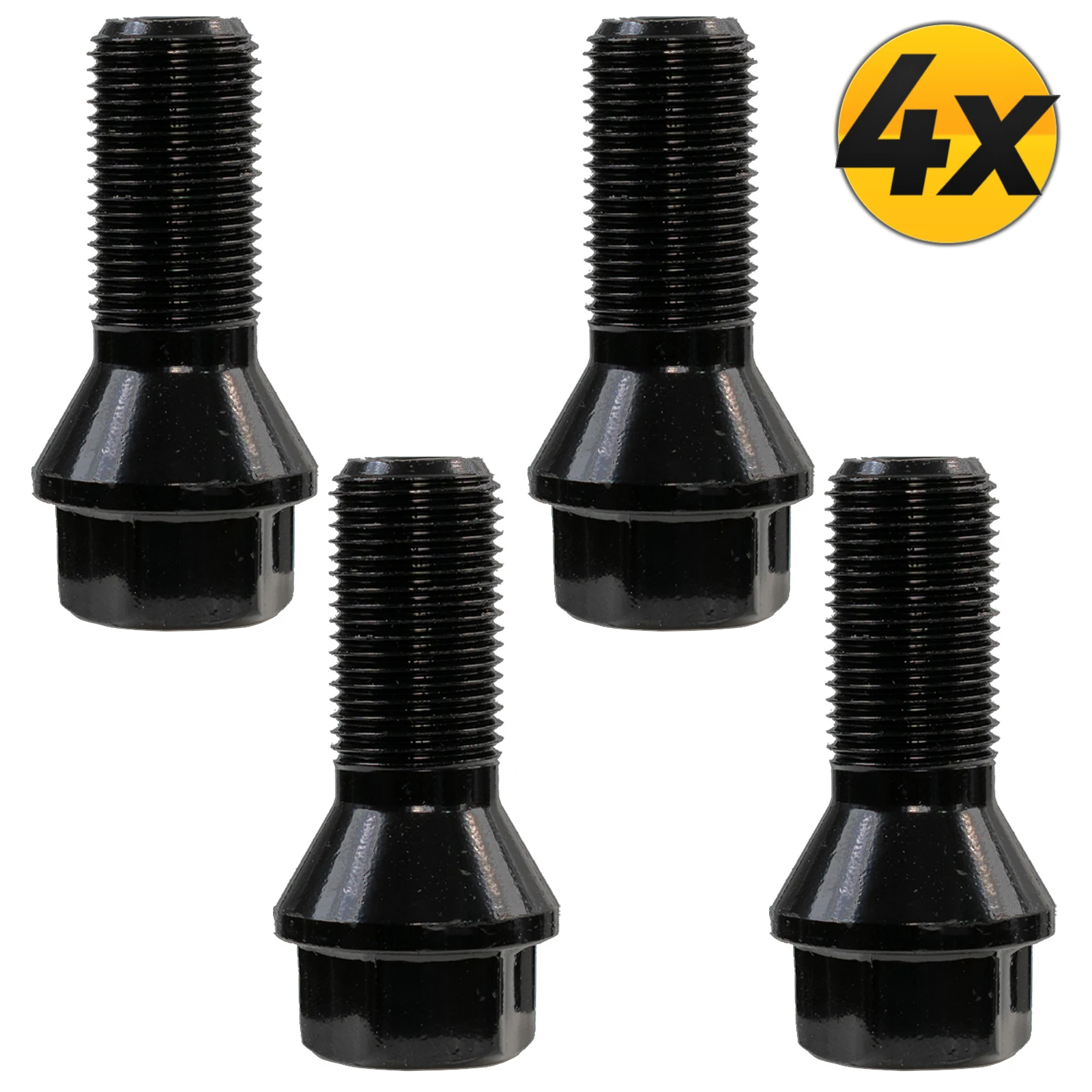 

4pcs Car Wheel Locking Bolts 36136781151 Black Steel Truck Parts For BMW Mini R50 2/4/5/6/7 Series X1 X3 X5 X6 E71 F20 F25 528i