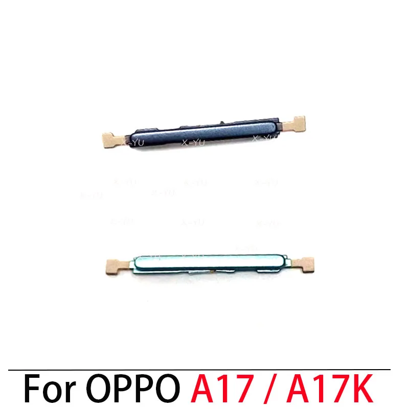 

10PCS For OPPO A17 / A17K Power Button ON OFF Volume Up Down Side Button Key