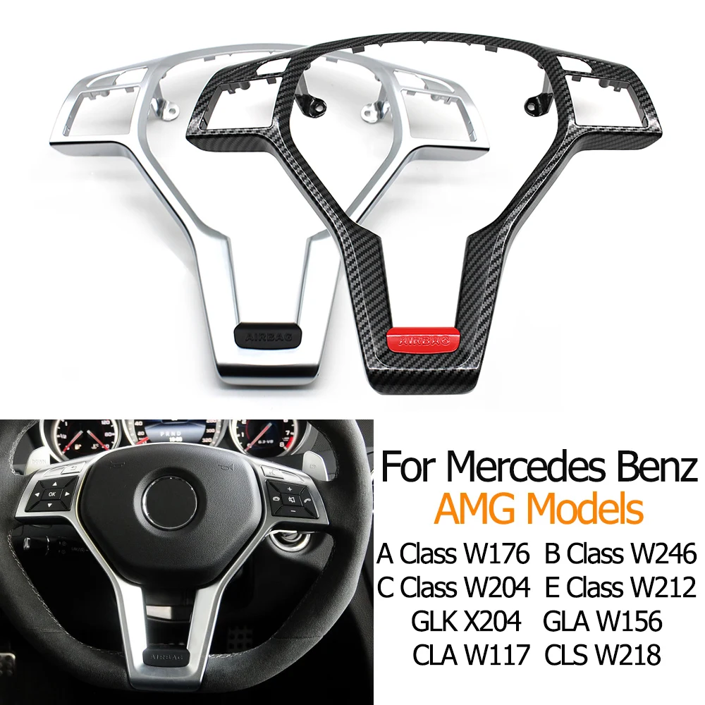 Car Volante Chrome Panel Cover Trim Per Mercedes Benz Amg A B C E Glk Gla Cla Cls Class W176 W246 W204 W212 W156 W117