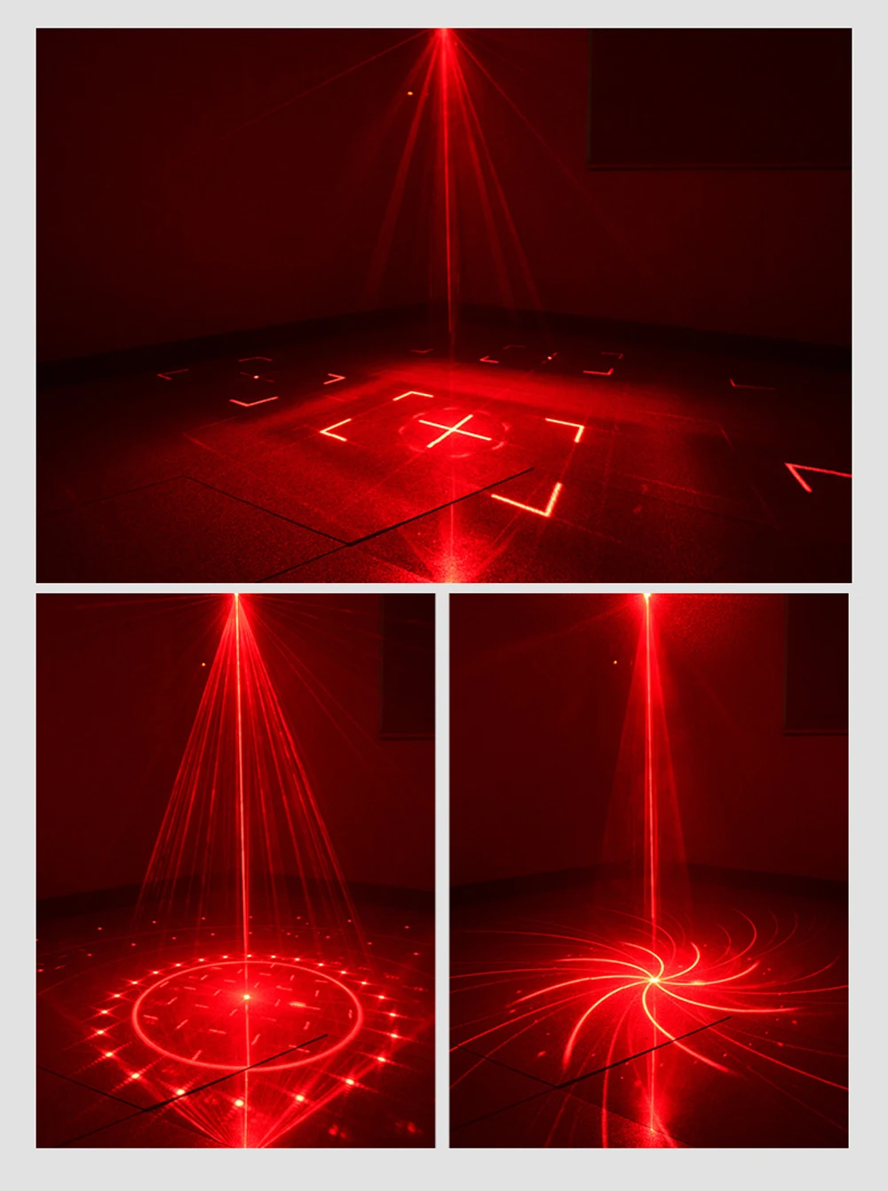 Luz Laser Strobe Som Ativado Rave Projetor