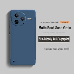 Luxury Matte Frosted Frameless Ultra Thin Case with Hard Lens Protection for Oneplus 10R (Blue)