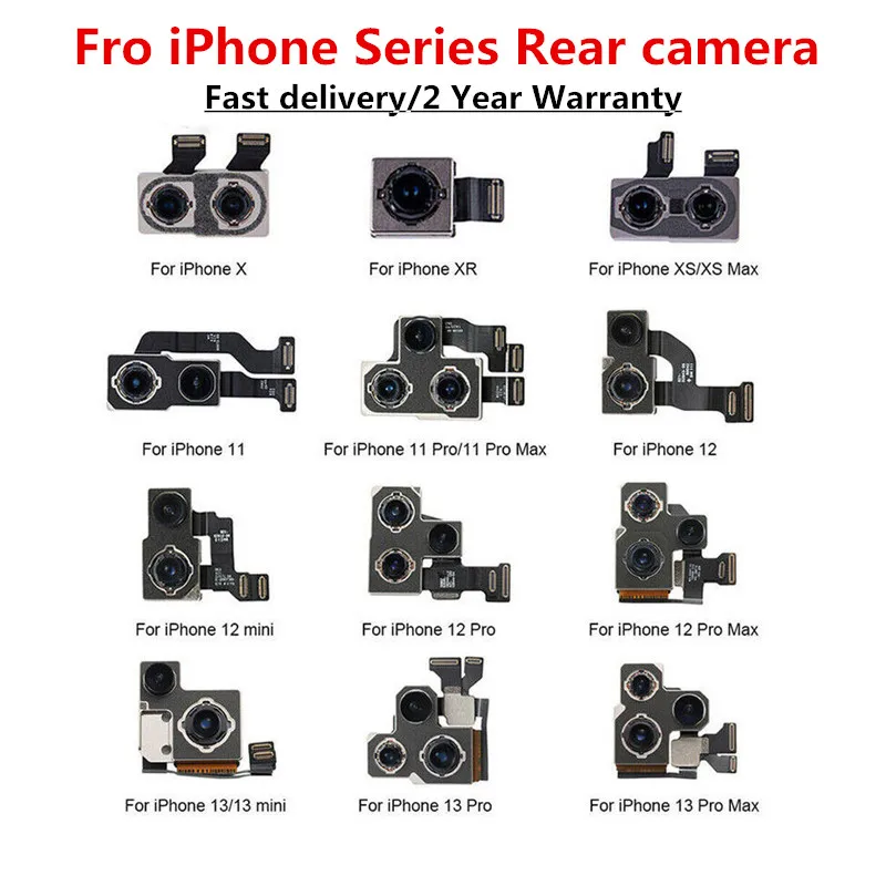 Rear Camera For iPhone 7 8 Plus Back Camera Rear Main Lens Flex Cable