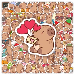 Capybara Cartoon Sticker Fun DIY Gift Decal for Scrapbook, Journal, Laptop, and More - Waterproof Decoration (70pcs)