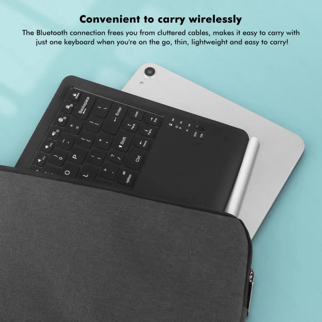 12" Wireless Bluetooth Keyboard For iPad Pro 12 9 Teclado Bluetooth For iPad Keyboard Pro 11 Android IOS Windows PC Laptop